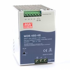 Блок питания на DIN-рейку Mean Well 480W 10A 48V WDR-480-48