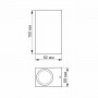 LED світильник архітектурний VIDEX AR012 2xGU10 IP54 VL-AR012G