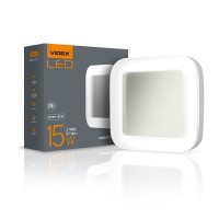 Точковий LED світильник квадрат ART VIDEX 15W 5000K IP65 (VL-BHFS-155)