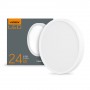 Точковий LED світильник круглий Videx Downlight 24W 5000K VL-DLRS-245