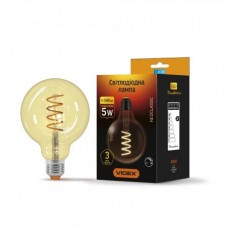 Світлодіодна лампа Videx Filament G95 5W 2200K E27 з диммером VL-G95FASD-05272