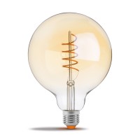 Світлодіодна лампа VIDEX Filament G125FASD 5W E27 2200K дімміруемая VL-G125FASD-05272