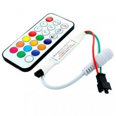RGB контролер Biom OEM SPI-IR21 IR 5-24V (21 кнопка) для Smart стрічки 12216