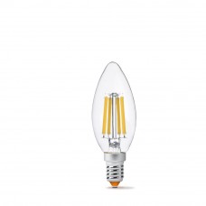 LED лампа Videx Filament C37 4W 3000K E14 VL-C37F-04143