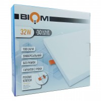 Точковий LED світильник Biom 32W 5000К квадрат UNI-S-32W-5