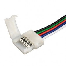 Коннектор для LED стрічки Biom OEM №21 10mm 5pin (RGBW) joint wire (провід-зажим) 12222