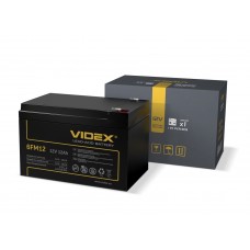 Аккумулятор свинцово-кислотный Videx 6FM12 12V/12Ah color box 1 6FM12 1CB